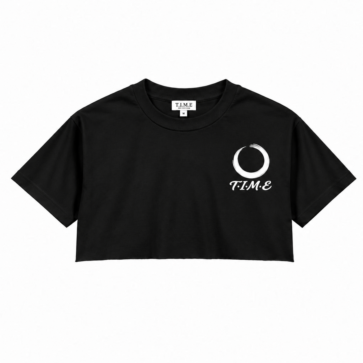 Women's Foundation Crop Tee — Black