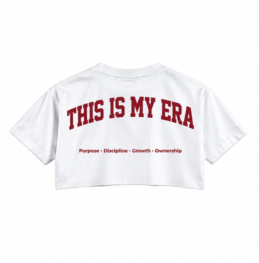Women's Foundation Crop Tee — White
